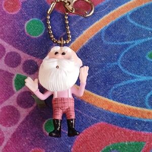 Santa Claus Keychain with Black Boots
